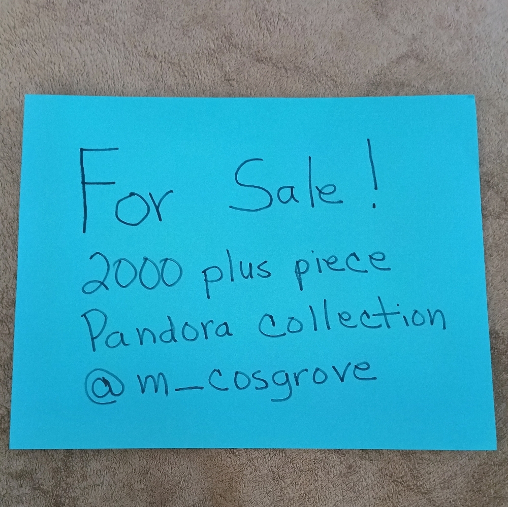 Pandora 2,200 Plus Piece Personal Collection  For Sale @m_cosgrove